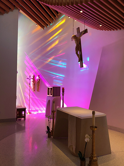 The St. Mary Chapel at St. Mary Hospital in Livonia won an AIA Michigan Honor Award and the People's Choice Award.