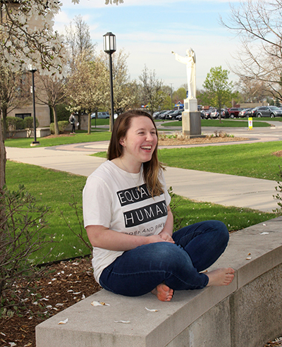 Class of 2019 Valedictorian Mary Margaret Payne plans to enter religious life and serve the poor.
