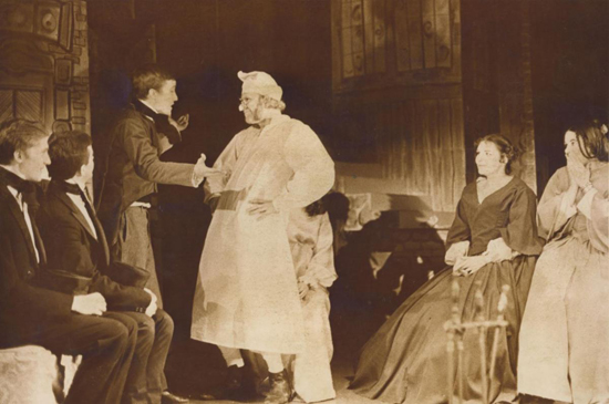 Arthur Beer, as Scrooge in a previous performance of "A Christmas Carol."