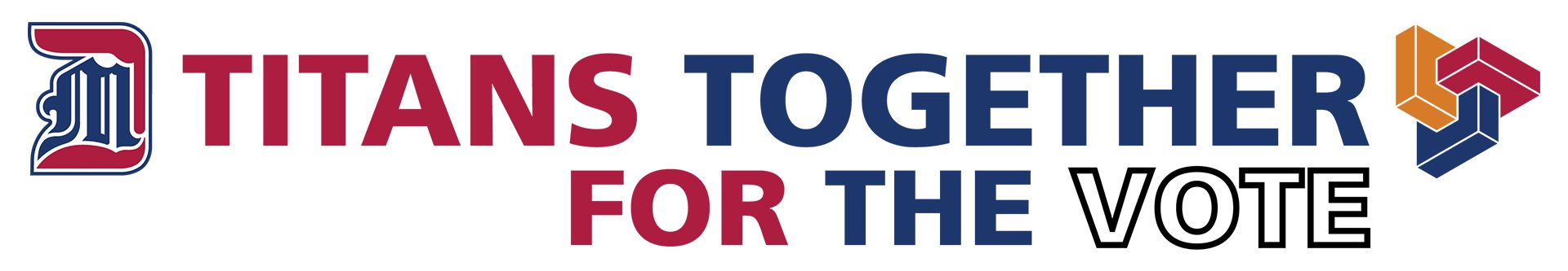Titans Together For the Vote logo