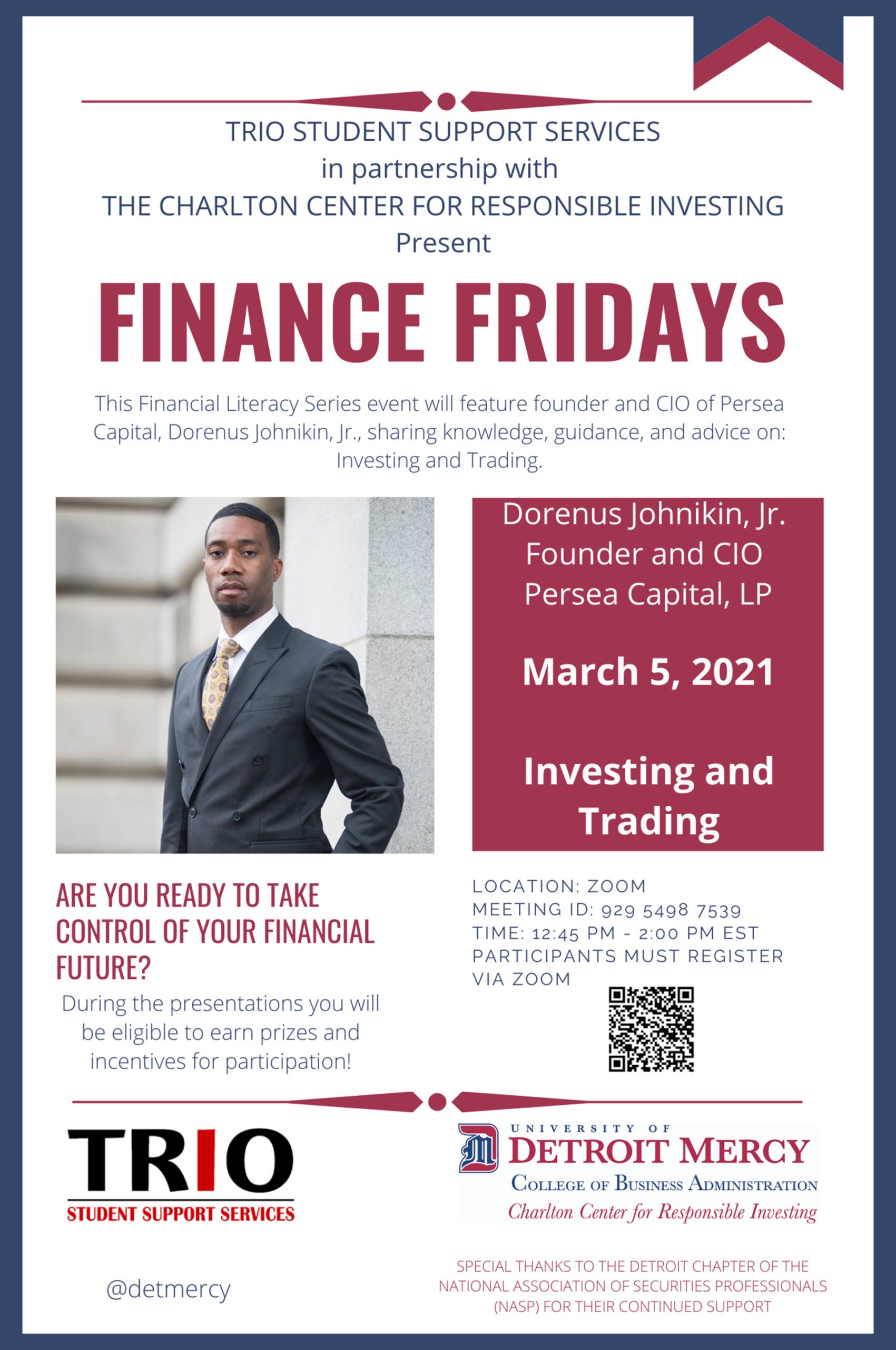Finance Fridays March 5 graphic.