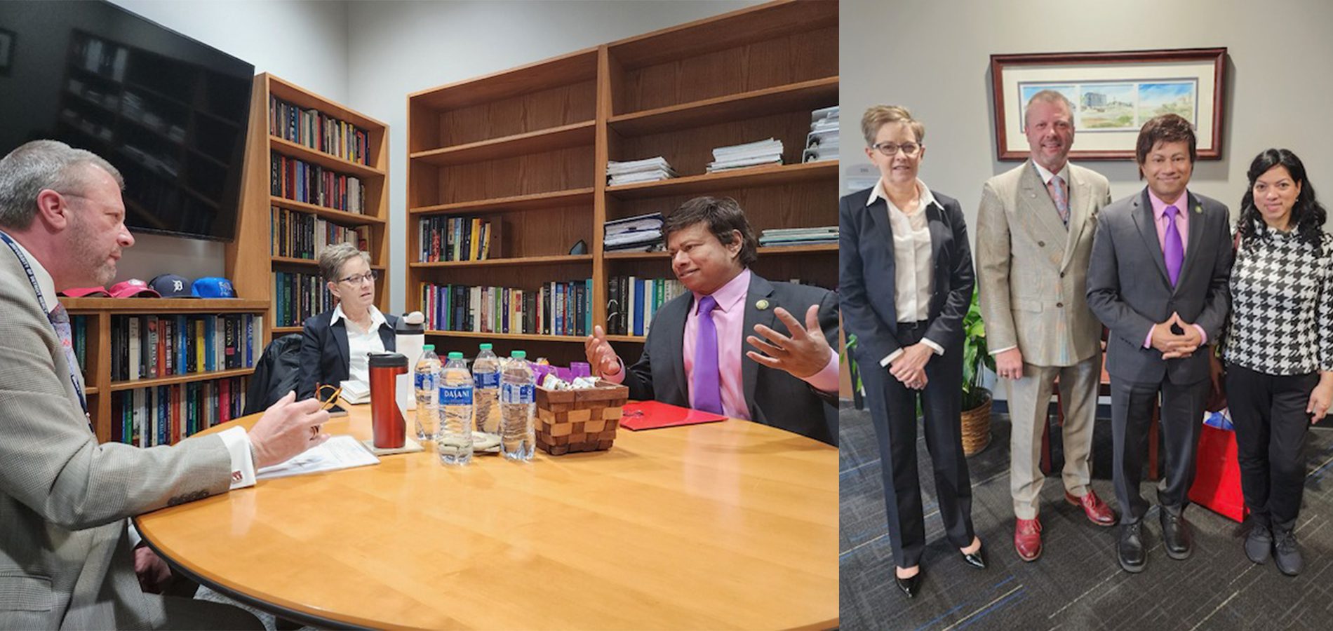 U.S. Rep. Shri Thanedar Visits McNichols Campus – Detroit Mercy Campus ...