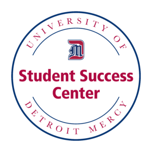A 2024 logo for the University of Detroit Mercy's Student Success Center.