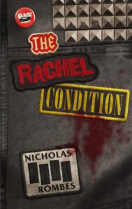 A book cover of The Rachel Condition by Nicholas Rombes.