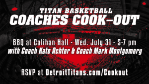 Graphic for the Titan Basketball Coaches Cook-out