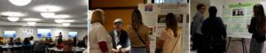 Three images of attendees at 2024 CHP Research Symposium