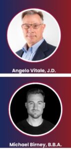 Two photos, one of Angelo Vitale and one of Michael Birney