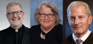 The three 2026 Commencement speakers for UDM.