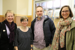 Detroit Mercy faculty attend the reception
